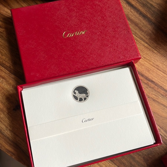 Cartier Office Cartier Stationary As Pictured Comes 7 Cards
